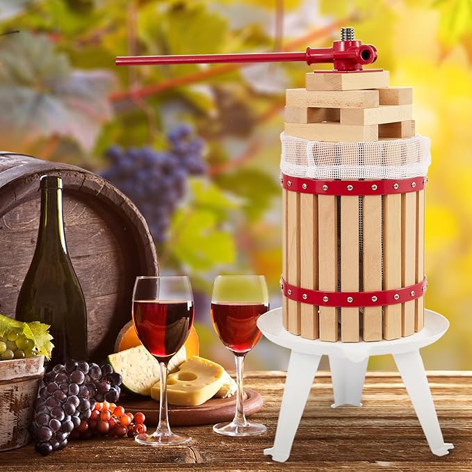 CAELUM 3.2 Gallon Capacity Fruit and Wine Press Filter Bag, 2Pack Juice Maker Filter Bag for Outdoor, Kitchen