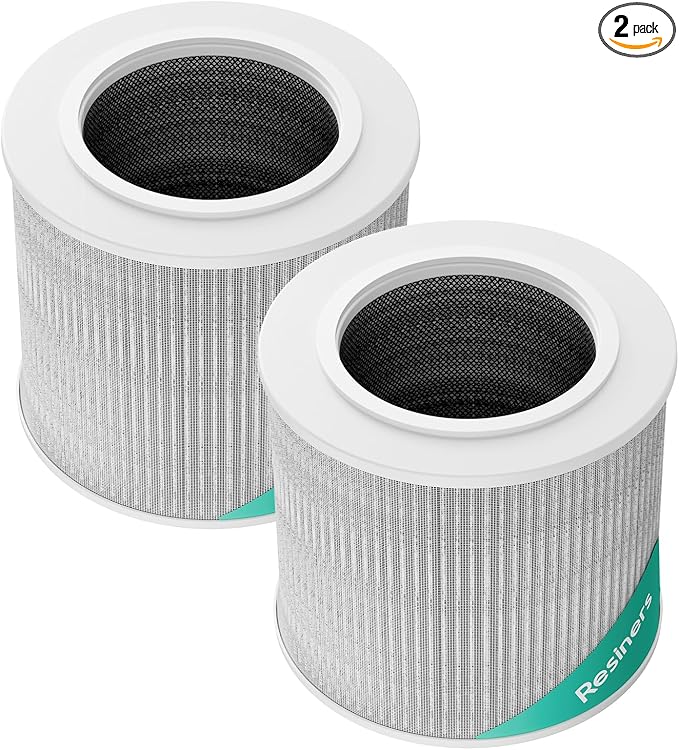 Resiners 2 Pack Replacement Filter for Purair Air Purifier, 2-in-1 Resin Air Purifier Replacement Filter, H13 True HEPA Replacement Filter, SGS Certified, Epoxy Resin Tools Resin Accessories Supplies