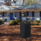 Insulated Well Pump Cover - 3-Layer Round Waterproof Heavy Duty Frost Protection Industrial Pipe Protector Winter Cistern Housing Bag Outdoor Sanitary Backflow Protection | For Yard House Ownership