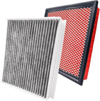 OPBU150-10262 Cabin and Engine Air Filter for Ford Expedition 2018-2024,Ford F-150 2015-2025,Lincoln Navigator 2018-2025.Replacement for CF12150,FL3Z-19N619-A,CA10262,7C3Z-9601-A