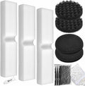 12 Pcs Aquarium Filter Media Kit Compatible with Fluval Fx4/fx5/fx6 Filter, Including Bio Sponge Pads, Carbon Foam Pad, Bio Sponge Block, Activated Carbon, Ceramic Rings, Silicone Lube