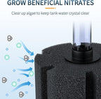 Pawfly Aquarium Large Bio Sponge Filter Quiet Betta Fry Shrimp and Small Fish Foam Filter for Fish Tank up to 60 Gallon