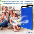 RAYAIR SUPPLY 20x40 Replacement Filter Pads Compatible with Dynamic Air Cleaner 20x40 Refills (3 Pack)