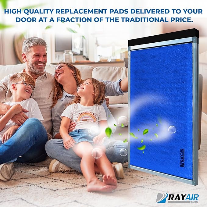 RAYAIR SUPPLY 16x22 Replacement Filter Pads Compatible with Dynamic Air Cleaner (3 Pack) (16x22)