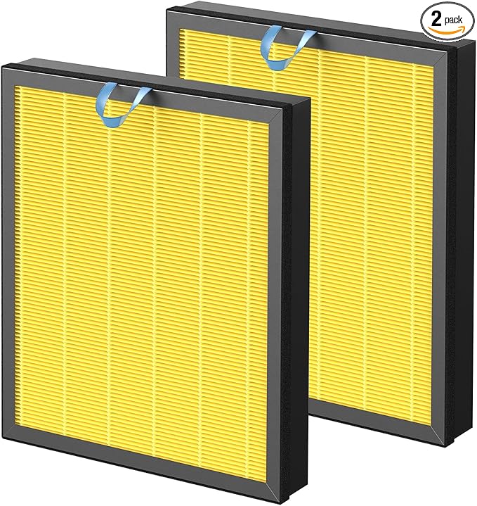 Vital 200S-P Pet Care Replacement Filter for LEVOIT Vital 200S and Vital 200S-P Air Purifier, Vital 200S Pet Care Filter, Vital 200S-RF-PA (LRF-V201-YUS), Yellow, 2 Pack