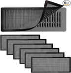 6 PCS Magnetic Vent Covers - 5.5"x12" Magnetic Air Vent Screen - for Floor/Wall/Ceiling Registers - Easy Install, Secure Fit - Durable(Fits Registers 5.5" to 6.5" Wx 12" to13" L)