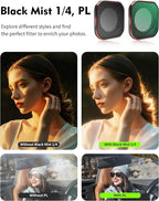 ND1000 Filter for Insta360 Ace Pro2, 10-Stop Neutral Density Filter, Creates Long Exposure for Daytime Time-Lapse, Smooth Water Flow, Motion Blur Effect