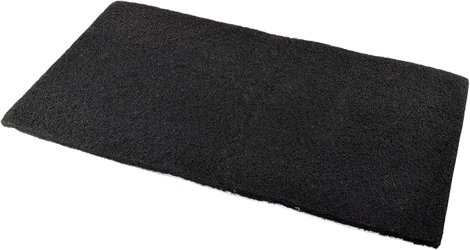 HQRP Cut to fit Activated Carbon Filter Media Pad 18x10 for Aquariums, Terrariums, Hydroponic Systems and Pond, Compatible with Deep Blue Professional ADB41002 Carbon Pad Replacement