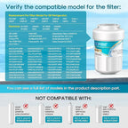 ICEPURE Alkaline RWF0600A-AL Refrigerator Water Filter Replacement for GE MWF, MWFA, MWFINT, MWFP, GWF, 46-9991, Kenmore® 9991, WFC1201, GSE25GSHECSS, GSH25JSDDSS, GSHS6LGBBHSS, Enhances PH, 4Pack