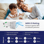 | Merv 8 | Washable & Reusable AC/Furnace Filter | Lifetime HVAC & Furnace Air Filter | Washable | Superior particle-holding Ability | Premium Quality Aluminum | 14x30x1