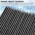 DerBlue 12pcs Wick Replacement Filter and 6pcs Top Fill Humidifier Replacement Filters Compatible with LEVOIT Superior 6000S Smart Evaporative Humidifier