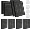 8-Pack Humidifier Premium Replacement Filters for LEVOIT Superior 6000S Smart Evaporative Humidifier + 4-Pack Top Fill Humidifier Filters Replacement, Gray
