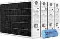 Lennox X6672 16x25x5 Furnace Filter, Lennox Healthy Climate Carbon Clean Merv 16 Home HVAC Air filter, 4 Pack with Cleaning Cloth