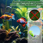 Pangda 24 Pcs Carbon Filter Foam Pads and Foam Filters Compatible with U4 Range of Internal Underwater Sponge Aquarium Underwater Filter Accessories for Internal Replacement Aquarium Fish Tank