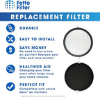 2 Pack of Premium H13 True Hepa Filter Compatible with Pure Enrichment PureZone Halo Air Purifier Model PEAIRDSK Compatible with Sharper Image Personal Air Purifier Item # 207073 207009