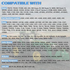 Engine Air Filters Compatible with Donaldson P828889 P829333 John Deere AT171853 AT171854 Caterpillar Cat Backhoe 110-6326 110-6331 Wix 46569 Case 222421A1 222422A1 Baldwin RS3545 Engine Filtration