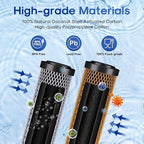 ICEPURE 20" x 2.5" Whole House CTO Carbon Water Filter Cartridge, 2-Stage Activated Carbon Block and KDF Heavy Metal Removal Filter Combo Kit Replacement for 20 Inch Water Filter System, 1 Pack