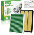 Engine+Cabin Air Filters Fit for Infiniti QX50 2.0L 2019-2025, Infiniti QX55 2022-2025 Engine Air Filter Replacement Cabin Air Filter Car Accessories# 165465NA1C 272775NA1A