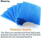 Polyester Dryer Filter Vent Replacement Part by Beaquicy - Compatible with Bettervent Indoor Dryer Vent - Pack of 12