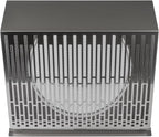 Vent Systems 10" Inch Exhaust Vent Cover with Rubber Gasket - Stainless Steel - Robust Weatherproof Outdoor Air Exhaust Box - Duct or Surface Mounting - Rain and Snow Protection