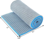 AQUANEAT Aquarium Filter Sponge 8-Layer Filter Media Pad, Cut-to-Size Foam Floss for Fish Tank Sump Pond (47" x 12" x 0.6")