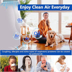 Air Vent Filters Roll,12" x90" Cut to Fit Air Filter Material(60+Filters),MERV 8 Triple Filtration Electrostatic Vent Filter for Home Floor,Ceiling,Furnace, AC & HVAC-Includes 48 Adhesive Hook Tape