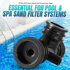 Replacement 154689 Pool Filter Air Bleeder Tee Assembly Compatible with Pentair Triton II TR140, TR50, TR60, TR100 | Air Filter Replace for S7S50, S8S70 | Pool Accessories for Sand Filters, 50 Pack