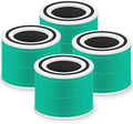 Core 300 Toxin Absorber Replacement Filter for LEVOIT Core 300 Core 300-P Core 300S Vortex Air Air Purifier, 3-in-1 H13 Grade True HEPA High-Efficiency Activated Carbon, Core 300-RF-TX, 4 Pack, Green