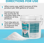 Non-Chlorine Spa Shock for Hot Tub, Chlorine-Free Shock Treatment for Hot Tubs, Spas and Swimming Pools, Quick Dissolving, Fast Acting Oxidizing Shock for Crystal Clear Water- 5lbs*4 Packs
