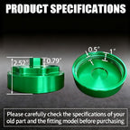 iFJF 68065612AA Fuel Filter Housing Cover Cap Replacement for 2011-2024 Ram 6.7L 2500 3500 4500 5500 2010 DODGE RAM 2500 3500 PICKUP DODGE RAM 4000-5000 Cummins Diesel Engine Billet Aluminum (Green)
