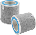 4-Pack HP102 True HEPA Replacement Filter Compatible with Shark Air Purifier HP100, HP102, HC450, HC451, HC452, HC455, Compares to Part # HE1FKBAS and HE1FKPET