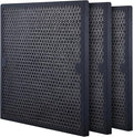 VEVOR Active Carbon Filters, 3 Pack, 15.7'' x 15.7'' Air Filter Replacement, High-efficient Stage 2 Filters Compatible w/BlueDri & VEVOR Scrubber, Air Purifiers, Water Damage Restoration Equipment