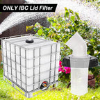 PATIKIL 4" IBC Lid Filter 2 Pack 210mm Long Washable Nylon Fine Mesh Filter IBC Tank Container Accessories for Rainwater Tank Rain Tank Ton Barrel Cover
