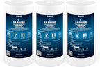 Ronaqua 10" x 4.5" Big Sediment Replacement Water Filter Cartridge, 1 Micron, NSF Certified, for Whole House, Compatible with RFC-BBSA, W15-PR, WFHD13001B, GXWH35F, HF45-10BLBK10PR and AP817, 3 Pack