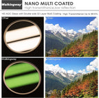 Walking Way 72mm MC UV Protection Filter 32 Layer Multi Coating Ultraviolet UV Filter MRC Nano Coated Camera Lens Filter for Canon Nikon Sony DSLR (72MM)