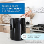 Medify MA-18 Air Purifier with H13 HEPA Filter - a Higher Grade of HEPA for 400 Sq. Ft. (99.9%) | Perfect for Office, Bedrooms, Dorms or Baby Nurseries - Black, 1-Pack