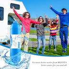 BELVITA Water Filter, 3 Pack - NSF Certified RV Inline Marine Water Filter, Reduces Chlorine, Bad Taste, Odor, Fluoride Removal, Easy Installation, for RVs, Camping, Gardening, Pets