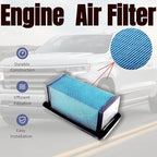 P643133 Air Filter Compatible with Chevrolet Silverado 4500HD 5500HD 6500HD 6.6L V8 Diesel Engine (2019-2024) Replace 19405680 2518540C1