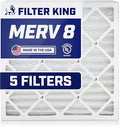 Filter King 30x32x2 Air Filter | 5-PACK | MERV 8 HVAC Pleated A/C Furnace Filters | MADE IN USA | Actual Size: 29.5 x 31.5 x 1.75"