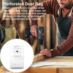 Drill Dust Cover Collector – Hole Cutter Dust Bag, Drill Debris Collector | 100PCS Installation Dust Control Bag, Dust Blocker Kit for Concrete Wall Boring, Efficient Seall Pouch for Corded Drill Use