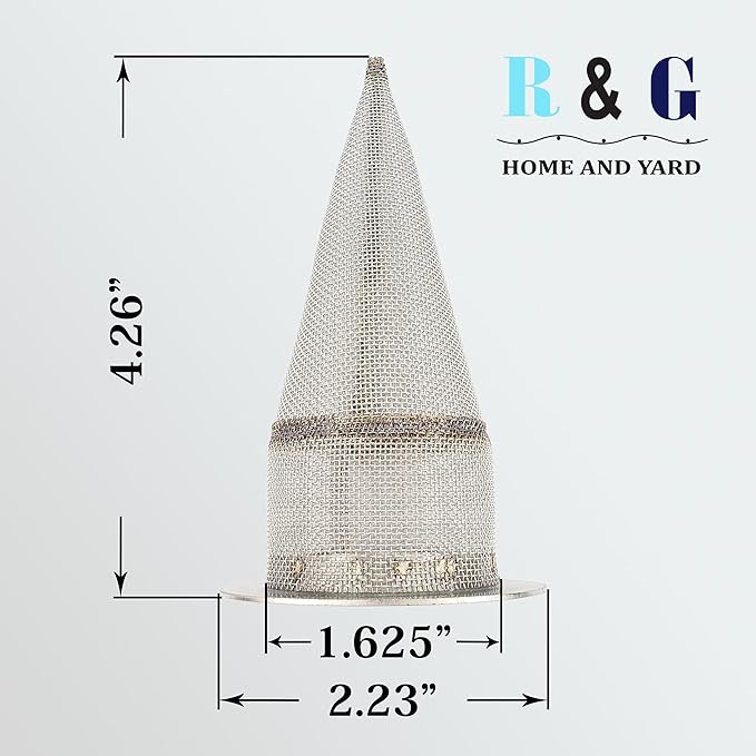 2 PCS-Cone-Type Stainless Steel Spark Arrestor 1.625” fit Honda CRF230 CRF250L CRF450 Kawasaki KLX125 KLX230 KLX230R KX450F KLR650 Yamaha TTR125 TT250 YZF426 SSR 125TR FMF Powercore 4 Can-Am Outlander
