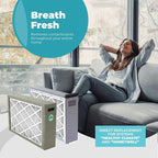 16x20x4 Air Filter Replacement MERV 11, FC100A1003 Pleated HVAC AC Furnace Filters with Wholesalehome Cleaning Cloth, 5-Pack (Actual Size: 15.94 x 19.75 x 4.38 Inches)