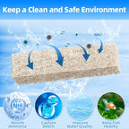 AQUANEAT 12-Pack Replacement Ammonia Reducer Pads Compatible with Aqueon QuietFlow 20 and 75 LED PRO Aquarium Power Filter