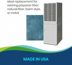 Polyester Washable Fiber Furnace Door Filter for Mobile, Manufactured and Modular Homes (14 x 20)