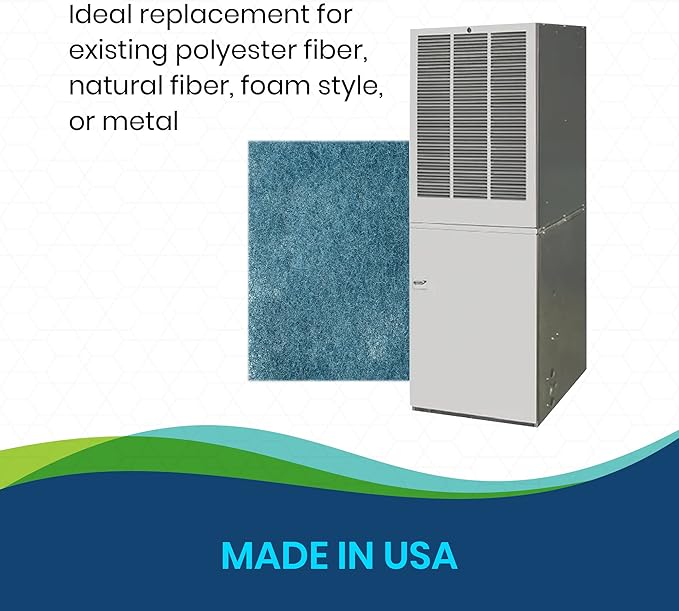 Polyester Washable Fiber Furnace Door Filter for Mobile, Manufactured and Modular Homes (19.5 x 28)