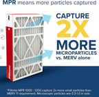 Filtrete 20x25x4 AC Furnace Air Filter, MPR 1000, MERV 11, Fits Honeywell & AprilAire, Allergen Defense, Electrostatic, 2-Pack. CHANGE YOUR FILTER OFTEN: Replace every 12 months