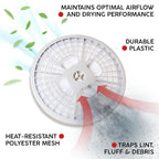 Dryer Lint Filter Compatible with CTT Tumble Clothing Dryer, Include Filter Cotton, Filter Screen, Air Outlet Mask