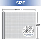 MAGZO 304 Stainless Steel Mesh Screen Roll 47in x 16ft - 22 Mesh Pet Proof Metal Window Screen Replacement, Screen Door Mesh for Patio,Porch,Pet,Cage,Vent Cover,Filter,Gutter Guard,Rodent Protection