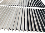 [2 Pack] Fits 6x6 Duct Opening | Steel Return Air Grille by Handua | Vent Cover Grill for Sidewall and Ceiling | White | HVAC Cold Air Intake Grille | Outer Dimensions: 7.75"W X 7.75"