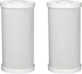 CFS – Carbon Block Water Filter Cartridge Compatible with Keystone GIANT GHPT-10 – Removes Bad Taste & Odor – Whole House Replacement Cartridge – 5 Micron Pre-Filter Layer – 10” x 4.5" (2 Pack)